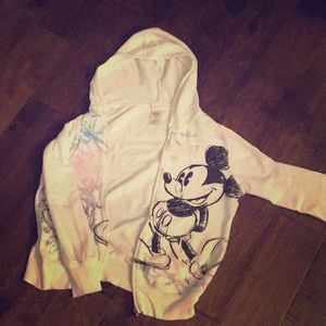 . ° mickey mouse zipper jacket.